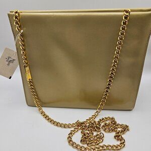 Salvatore Ferragamo Vintage Gold Chain Shoulder Bag – Italy – Rare